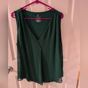 NY&C Green Sleeveless Top XL